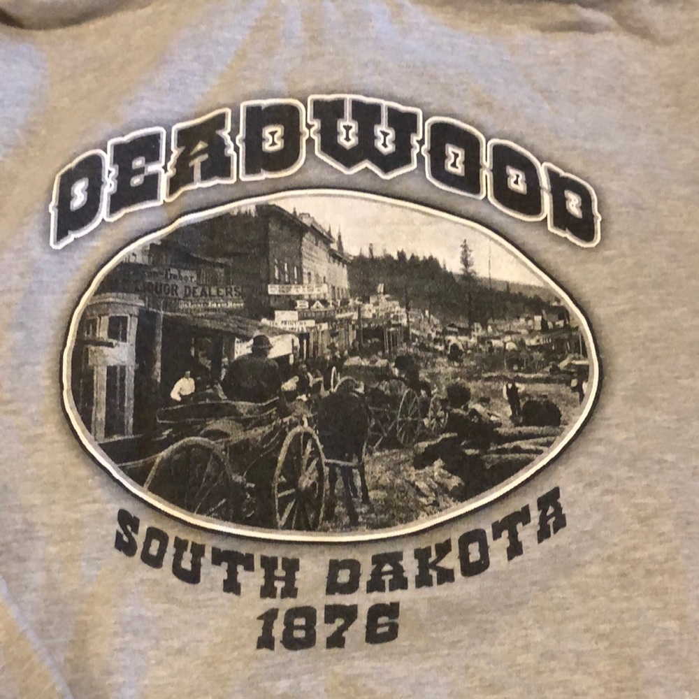 Deadwood South Dakota 1876 hoodie size XXL
